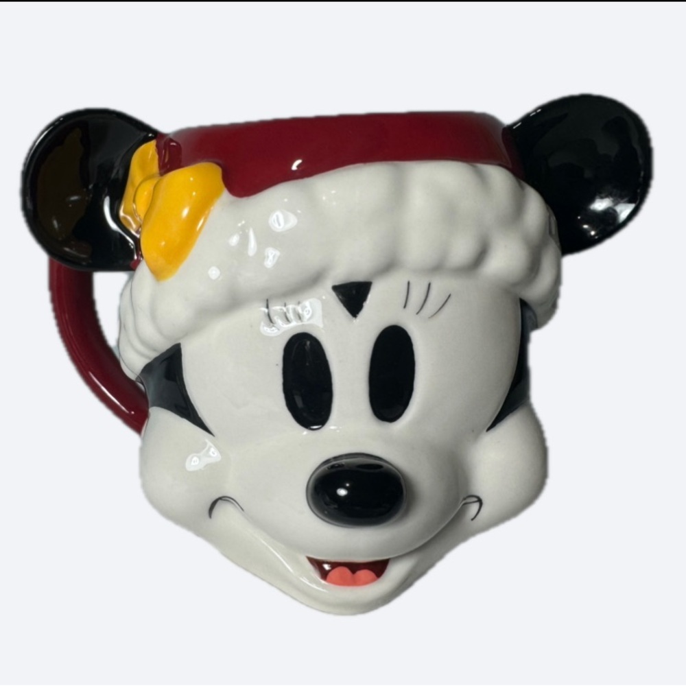 2/$30 NWT Williams Sonoma Minnie Mouse Christmas Figural Mug